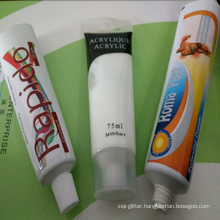 Cosmetic laminated aluminum tube